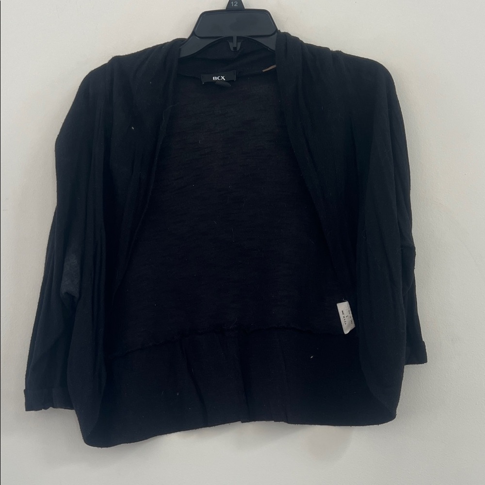 BCX Elegant Black Women's Shrug - Picture 4 of 4
